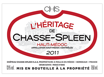 Château Chasse-Spleen - Haut Médoc - Héritage de Chasse-Spleen - Rouge - 2011