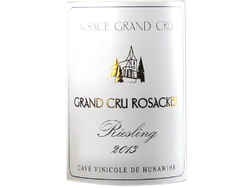 Cave Vinicole de Hunawihr - Alsace Grand Cru - Riesling Rosacker - Blanc - 2013
