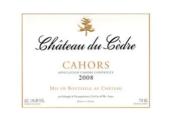Château du Cèdre - Cahors - Rouge 2008
