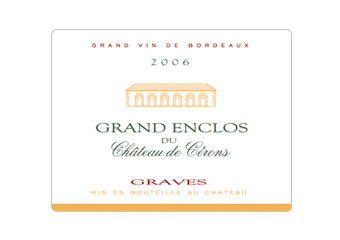 Grand Enclos du Château de Cérons - Graves - Rouge 2006