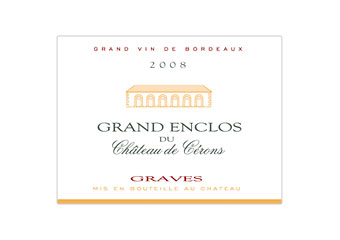Grand Enclos du Château de Cérons - Graves - Rouge 2008