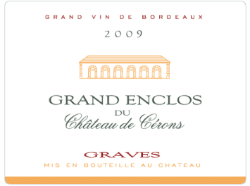 Grand Enclos du Château de Cérons - Graves - Rouge 2009