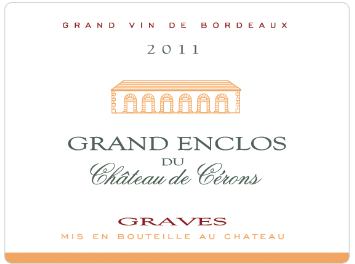 Grand Enclos du Château de Cérons - Graves - Rouge - 2011