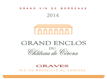 Grand Enclos du Château de Cérons - Graves - Rouge - 2014