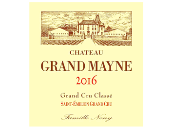 Château Grand Mayne - Saint-Emilion grand cru - Rouge - 2016