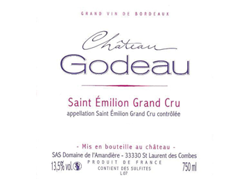Château Godeau - Saint Emilion Grand Cru - Rouge - 2007