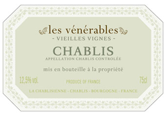La Chablisienne - Chablis - Les Vénérables Vieilles Vignes Blanc 2008