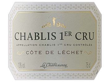 La Chablisienne - Chablis 1er cru - Côte de Léchet - Blanc - 2018
