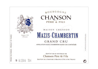 Maison Chanson - Mazis-Chambertin - Rouge 2003