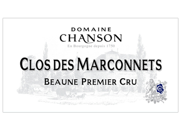 Domaine Chanson - Beaune 1er cru - Clos des Marconnets - Rouge - 2015