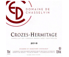 Domaine de Chasselvin - Crozes-Hermitage - Rouge - 2016