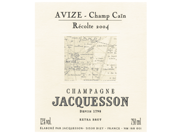 Champagne Jacquesson - Champagne AOC - Avize Champ Caïn - Blanc - 2004