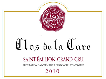 Clos de la Cure - Saint Emilion Grand Cru - Rouge - 2010