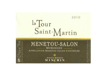 Domaine de la Tour Saint Martin - Menetou-Salon - Morogues Blanc 2010