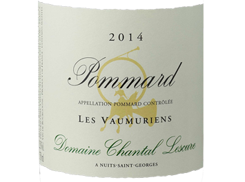 Domaine Chantal Lescure - Pommard - Les Vaumuriens - Rouge - 2014