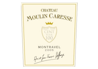 Château Moulin Caresse - Montravel - Cent pour 100 Rouge 2005