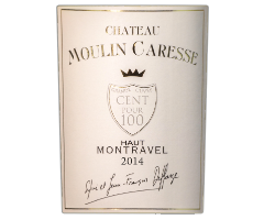 Château Moulin Caresse - Haut-Montravel- Grande Cuvée Cent Pour 100 - Blanc - 2014