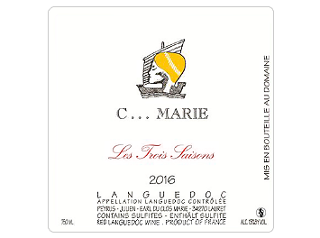 Clos Marie - Languedoc - C... Marie Les Trois Saisons - Rouge - 2016