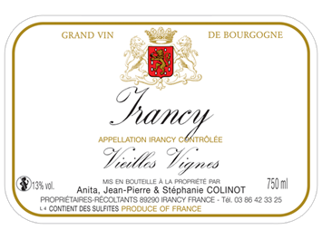 Domaine Colinot - Irancy - Vieilles Vignes - Rouge - 2018