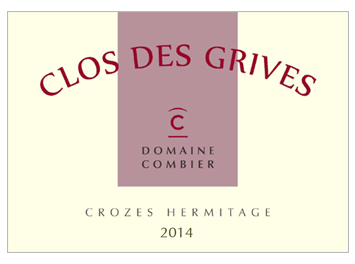 Domaine Combier - Crozes-Hermitage - Clos des Grives - Rouge - 2014