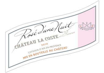 Château La Coste - Coteaux d'Aix-en-Provence - Rosé d'une nuit 2010
