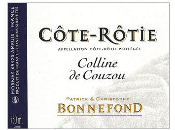 Domaine Patrick et Christophe Bonnefond - Côte Rôtie - Colline de Couzou - Rouge - 2018