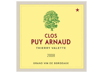 Clos Puy Arnaud - Castillon Côtes de Bordeaux - Rouge 2008