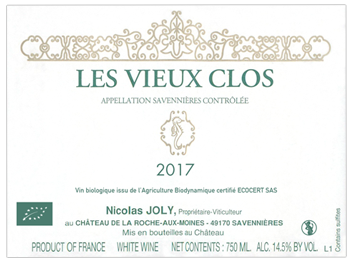 Château de la Roche aux Moines - Savennières - Les Vieux Clos - Blanc - 2017