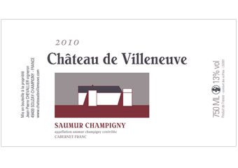 Château de Villeneuve - Saumur-Champigny - Rouge 2010