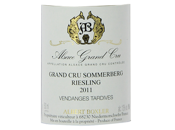 Domaine Albert Boxler - Alsace - Riesling Grand Cru Sommerberg VT - Blanc - 2011