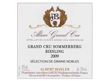 Domaine Albert Boxler - Alsace Grand Cru - Riesling Sommerberg SGN - Blanc - 2009