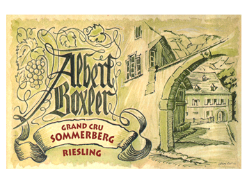 Domaine Albert Boxler - Alsace grand cru - Riesling Sommerberg E - Blanc - 2016
