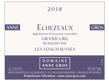 Anne Gros - Echezeaux - Les Loachausses - Rouge - 2018