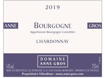Anne Gros - Bourgogne - Blanc - 2019