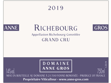 Anne Gros - Richebourg - Grand Cru - Rouge - 2019