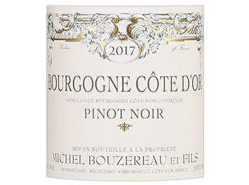 Michel Bouzereau et Fils - Bourgogne Côte d'Or - Pinot Noir - Rouge - 2017