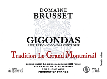 Domaine Brusset - Gigondas - Tradition Le Grand Montmirail - Rouge - 2014