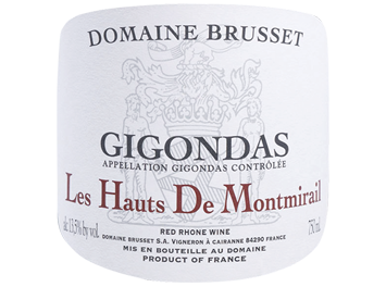 Domaine Brusset - Gigondas - Les Hauts de Montmirail - Rouge - 2016