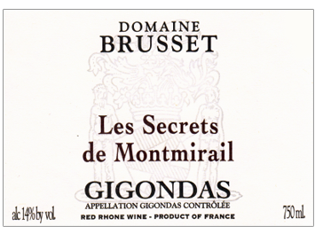 Domaine Brusset - Gigondas - Les Secrets de Montmirail - Rouge - 2018