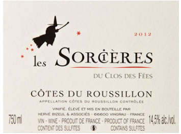 Domaine du Clos des Fées - Côtes du Roussillon  - Les Sorcières - Rouge - 2012