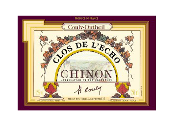 Couly Dutheil - Chinon - Clos de l'Echo - Rouge - 2014