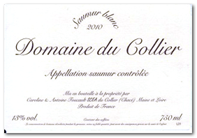 Domaine du Collier - Saumur - Blanc - 2010