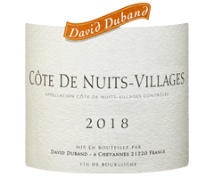 Domaine David Duband - Côte de Nuits-Villages - Rouge - 2018