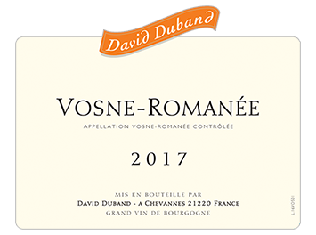 Domaine David Duband - Vosne-Romanée - Rouge - 2017