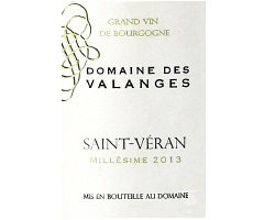 Domaine des Valanges - Saint Véran - Blanc - 2013