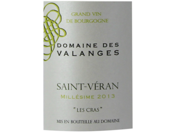 Domaine des Valanges - Saint-Véran - Les Cras - Blanc - 2013
