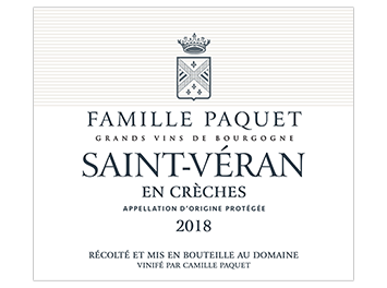 Famille Paquet - Saint-Véran - En Crèches - Blanc - 2018