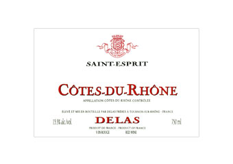 Delas - Côtes du Rhône - Saint-Esprit Rouge 2010