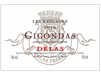 Delas - Gigondas - Les Reinages - Rouge - 2015