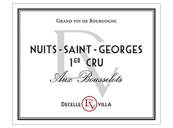 Decelle-Villa - Nuits-Saint-Georges 1er cru - Aux Bousselots - Rouge - 2016